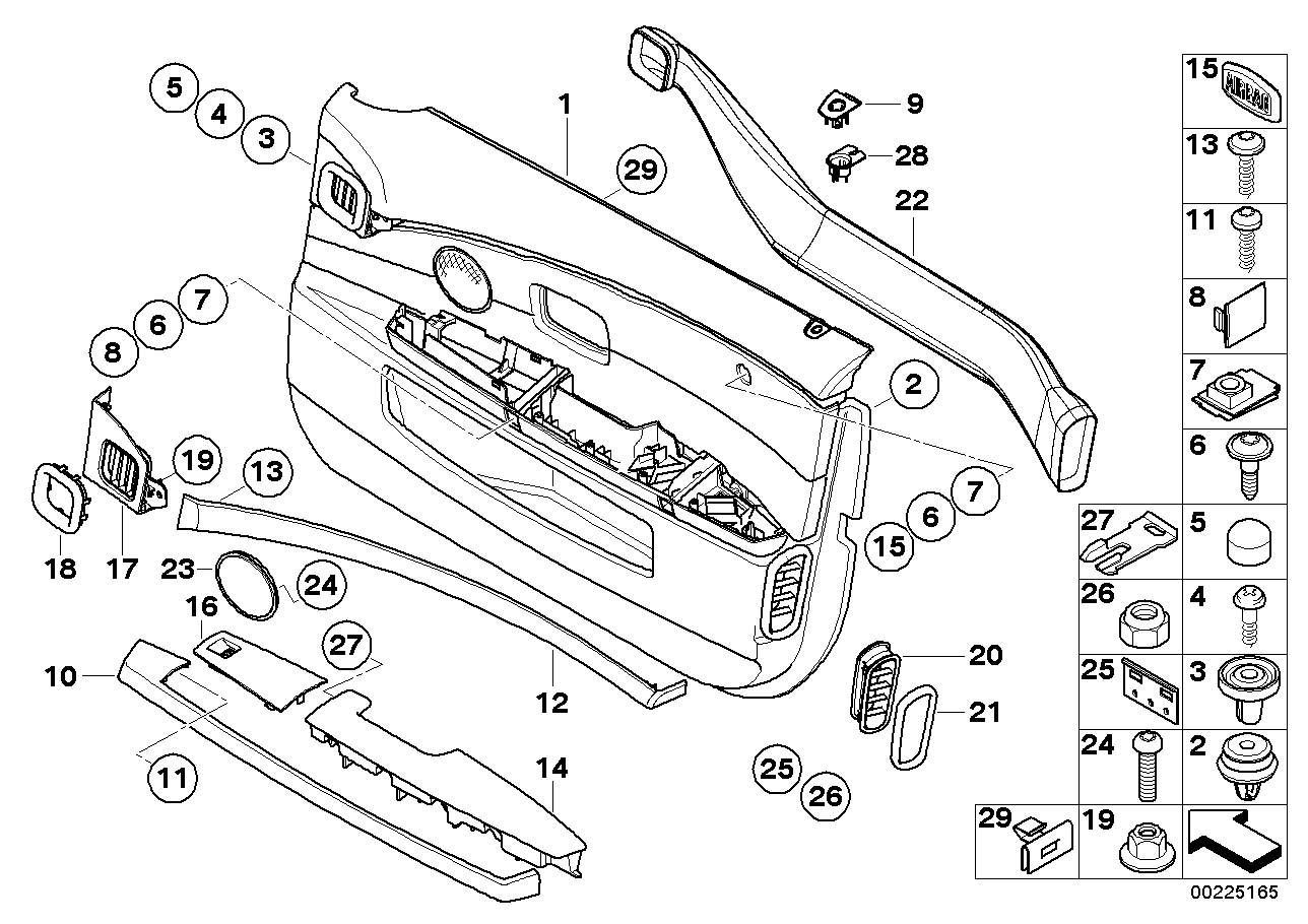 Genuine BMW 51417129340 E66 E65 E67 Seal For Air Outlet Duct, Right (Inc. Alpina B7, 760LiS & 745Li) | ML Performance US US Car Parts