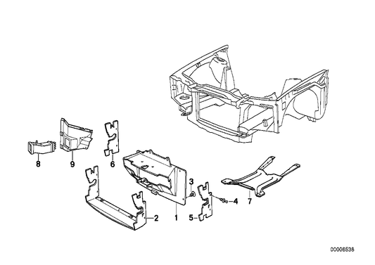 Genuine BMW 51711966577 E30 Air Intake Tube Left (Inc. 320is, 325ix & 325i) | ML Performance US US Car Parts