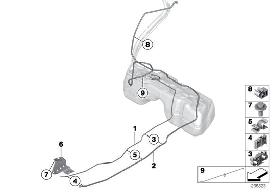 Genuine BMW 16137216541 F25 F26 Scavenge Air Line (Inc. X3 35iX & X4) | ML Performance US US Car Parts