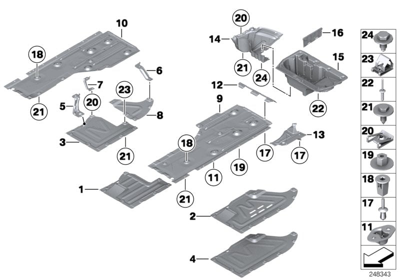 Genuine BMW 41007254476 E84 EWB RR31 Blind Rivet (Inc. X1) | ML Performance US US Car Parts