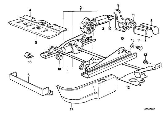 Genuine BMW 52101934603 E28 E24 Covering Outer Left NUTRIA (Inc. M5, 628CSi & 635CSi) | ML Performance US US Car Parts
