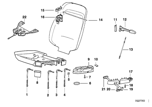 Genuine BMW 52108135542 E36 Trimming Wire Rear L=270mm (Inc. 325td, 316i & 316g) | ML Performance US US Car Parts