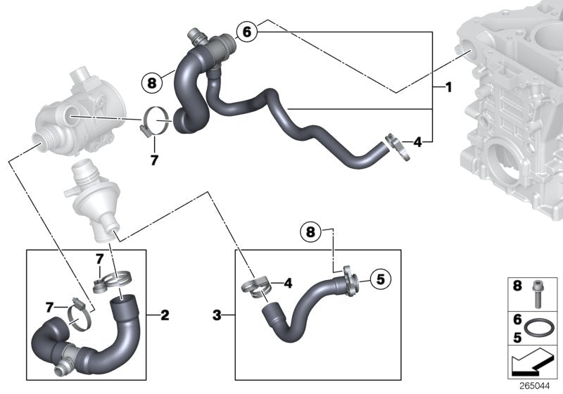 Genuine BMW 11537603512 E84 E89 Feed Line (Inc. X1 & Z4 20i) | ML Performance US US Car Parts