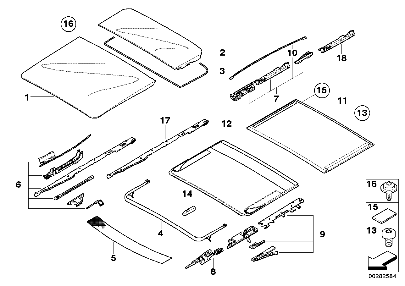 Genuine BMW 54137176307 E91 Glass Cover, Front (Inc. 316d, 335xi & 320i) | ML Performance US US Car Parts