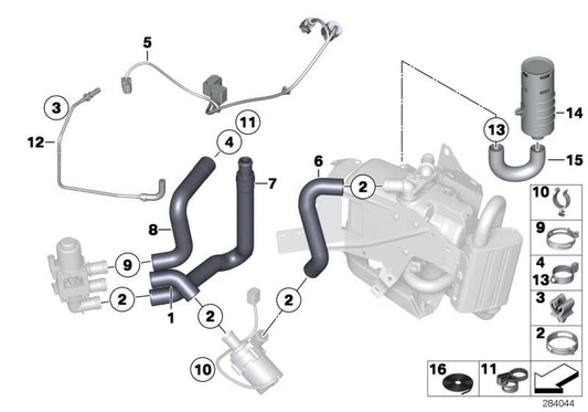 Genuine BMW 64129192782 Hose Clamp (Inc. 520d ed, 520i & 523i) | ML Performance US US Car Parts