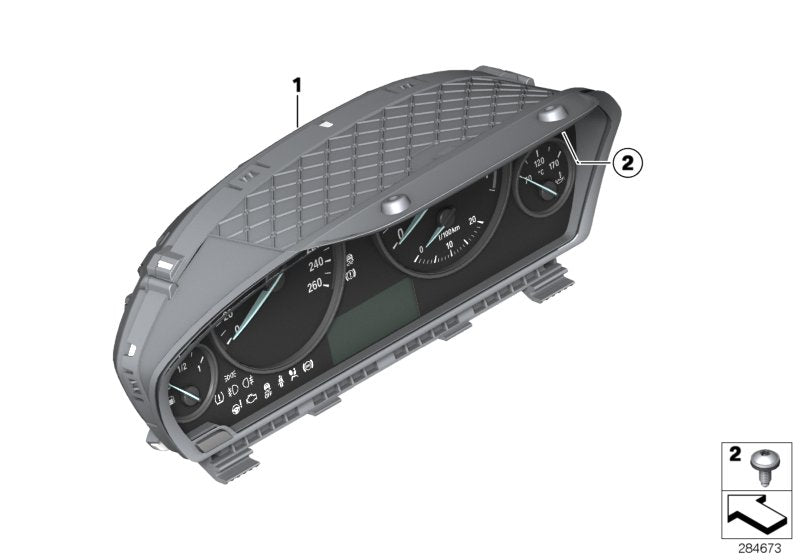 Genuine BMW 62108718270 Instrument Cluster KMH (Inc. 420dX, 430iX & 330d) | ML Performance US US Car Parts