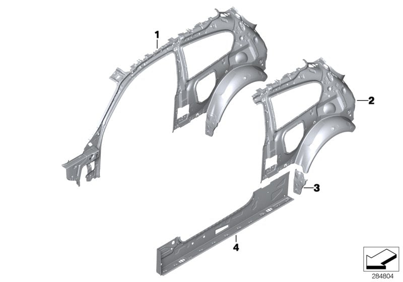 Genuine BMW 51177409543 F21 F21 Cover Pot (Inc. 125d, 118dX & 116d) | ML Performance US US Car Parts