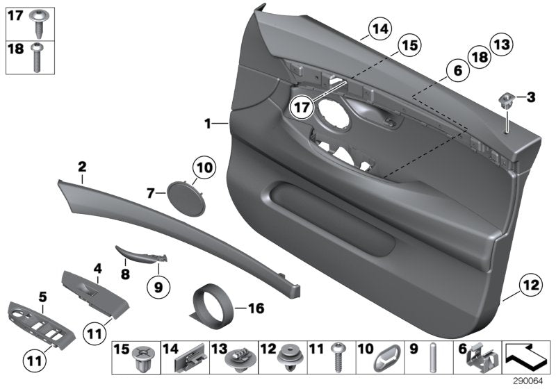 Genuine BMW 51417216477 Loudspeaker Cover ELFENBEINWEISS (Inc. 520d, 535d & 535i) | ML Performance US US Car Parts