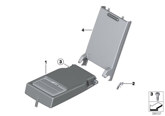 Genuine BMW 52207250809 F40 G20 G01 Detent Unit, Left (Inc. 225i, M235iX & 435i) | ML Performance US US Car Parts