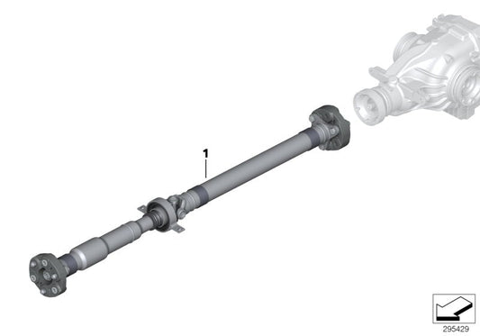 Genuine BMW 26107615398 E84 Drive Shaft Automatic Transmission L=1474mm (Inc. X1) | ML Performance US US Car Parts