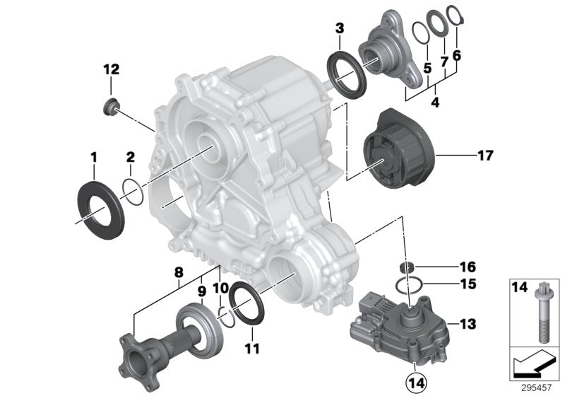 Genuine BMW 27607643762 E71 E70 F20 Longitudinal Torque Module (Inc. X1 & X6 30dX) | ML Performance US US Car Parts