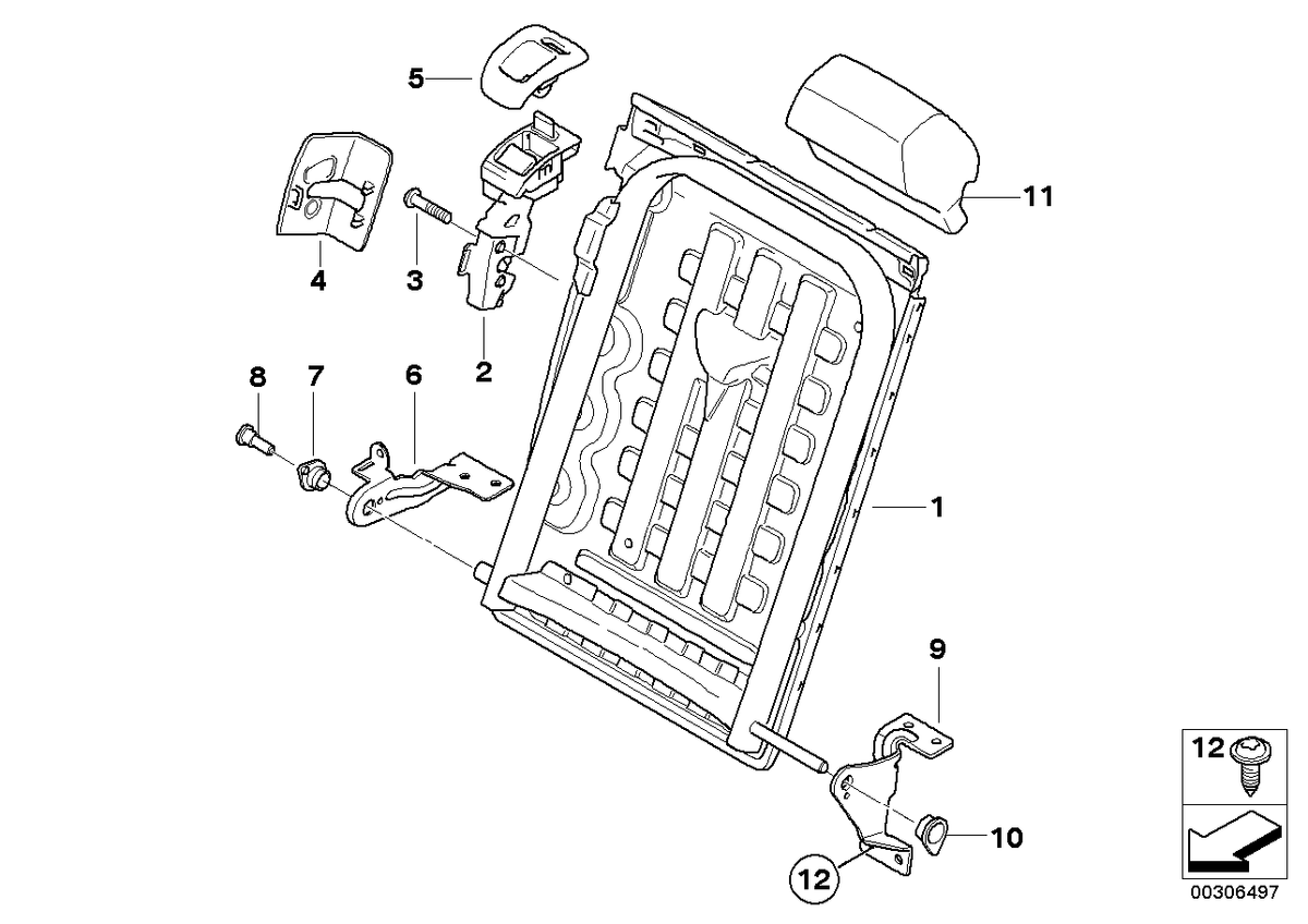 Genuine BMW 52207171496 E70 Cover, Right Control TABAK (Inc. X5) | ML Performance US US Car Parts