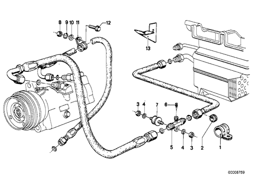 Genuine BMW 64521354981 E24 E28 E12 Valve (Inc. 732i, 728 & 518) | ML Performance US US Car Parts