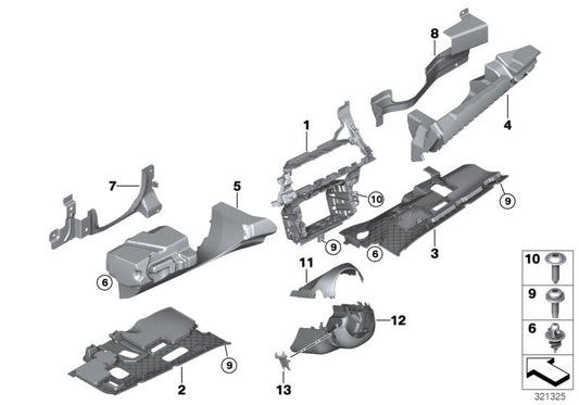 Genuine BMW 51457161786 E71 E72 E70 Trim Panel Door Entrance Right (Inc. X6 M50dX & X5) | ML Performance US US Car Parts