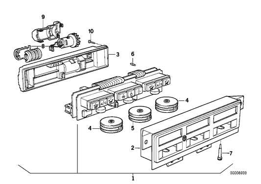 Genuine BMW 64111392178 E31 Control Unit, Automatic Air Cond.,Auc (Inc. 850CSi, 840i & 850Ci) | ML Performance US US Car Parts