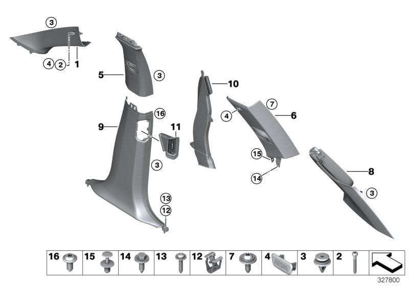 Genuine BMW 51437382354 Air Channel Right (Inc. X5) | ML Performance US US Car Parts