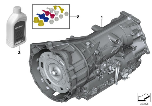 Genuine BMW 24008645374 Automatic Transmission Eh GA8HP45X - ZB8 (Inc. 335iX & 435iX) | ML Performance US US Car Parts