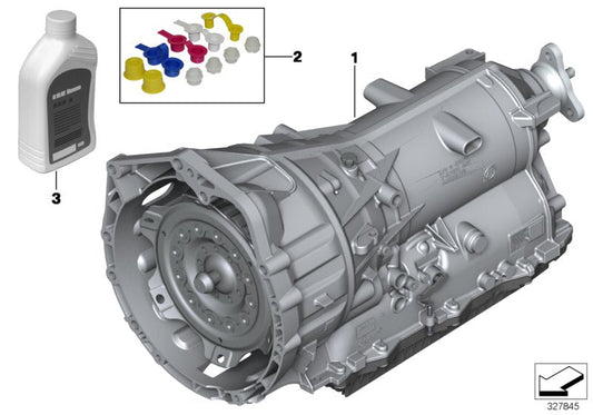 Genuine BMW 24007614783 E84 Exch. Automatic Transmission Eh GA8HP45Z (Inc. X1 20i) | ML Performance US US Car Parts