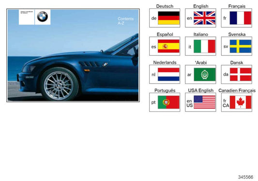 Genuine BMW 01409789950 E36 Owner's Handbook Z3 E36/7 DE, MJ 1997 (Inc. Z3 2.8, Z3 1.9 & Z3 1.8) | ML Performance US US Car Parts
