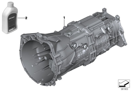 Genuine BMW 23007615977 E84 Exch. 6 Speed Gearbox GS6X45DZ - THW9 (Inc. X1 20iX, 328iX & 440iX) | ML Performance US US Car Parts