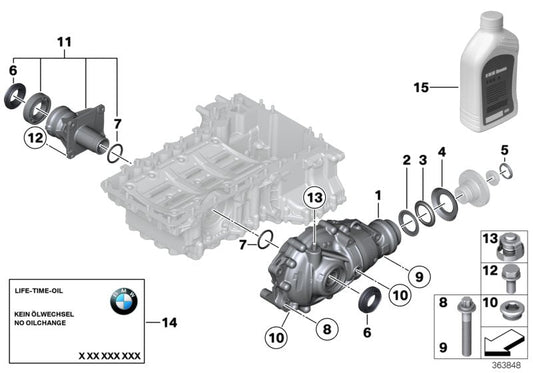 Genuine BMW 31508679974 G14 G16 G30 At-Front Differential I=2,81 (Inc. M760iX, Alpina B7 & M550iX) | ML Performance US US Car Parts