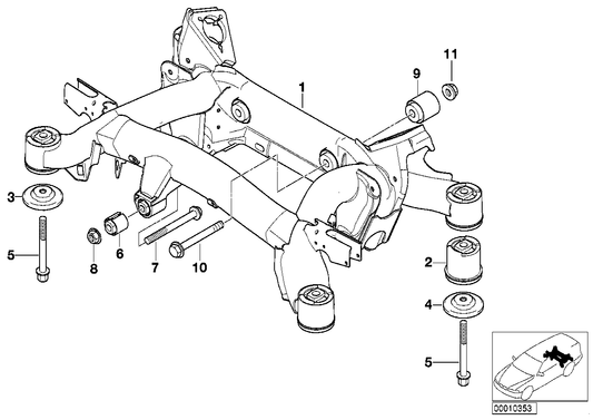 Genuine BMW 33311094220 E39 E52 Stopper (Inc. 525tds, 530i & 525i) | ML Performance US Car Parts