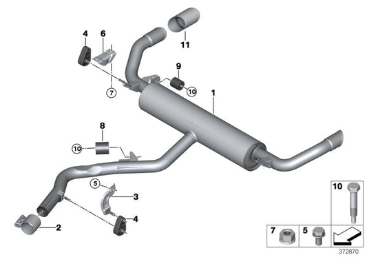 Genuine BMW 18308578189 F15 Vibration Absorber 48 HZ (Inc. X5) | ML Performance US US Car Parts