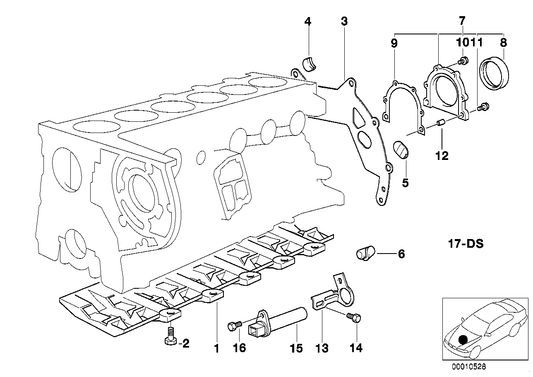 Genuine BMW 11119066462 E36 E34 Gasket Set Engine Block Asbesto Free (Inc. 325tds, 525td & 325td) | ML Performance US US Car Parts