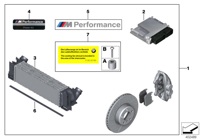 Genuine BMW 17517600533 F22 Charge-Air Cooler (Inc. 120dX, 220d & 330d) | ML Performance US US Car Parts