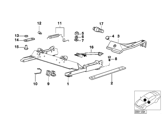 Genuine BMW 52108171805 E36 Spring Set (Inc. 318tds, 320i & 316i 1.6) | ML Performance US US Car Parts