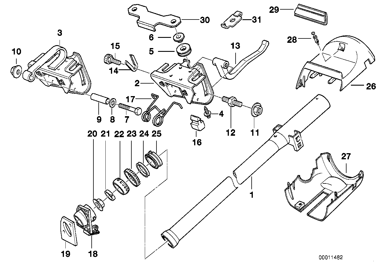 Genuine BMW 32311159767 E36 E36 Gasket (Inc. 328i, Z3 2.2i & Z3 1.9) | ML Performance US US Car Parts