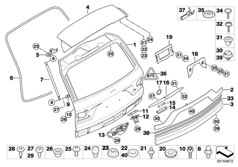 Genuine BMW 51713405653 E83 Washer-Gasket (Inc. X3) | ML Performance US US Car Parts