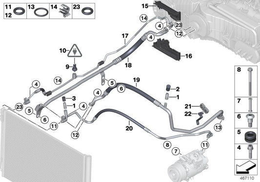 Genuine BMW 64539119426 RR6 Grommet Bottom Part (Inc. 518d, 640d & 550iX 4.4) | ML Performance US US Car Parts