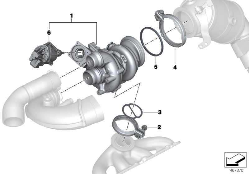 Genuine BMW 11658070599 F93 F92 F91 Exch. Turbo Charger ZYL. 1-4 (Inc. M5 & M8) | ML Performance US US Car Parts