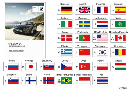 Genuine BMW 01402955228 E89 Owner's Manual For E89 With Idrive NL (Inc. Z4 35is, Z4 28i & Z4 18i) | ML Performance US US Car Parts