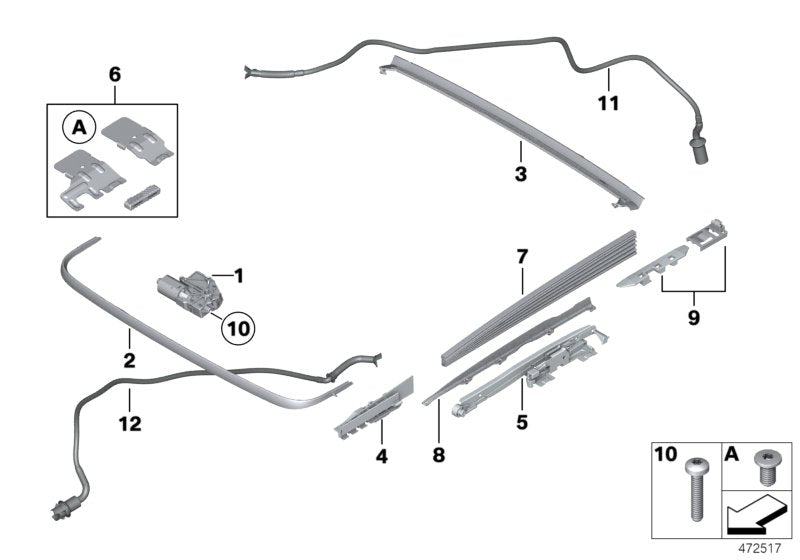 Genuine BMW 54107209205 Fillister Head Screw M5X28 (Inc. 760Li, 650iX 4.0 & 745Le) | ML Performance US US Car Parts