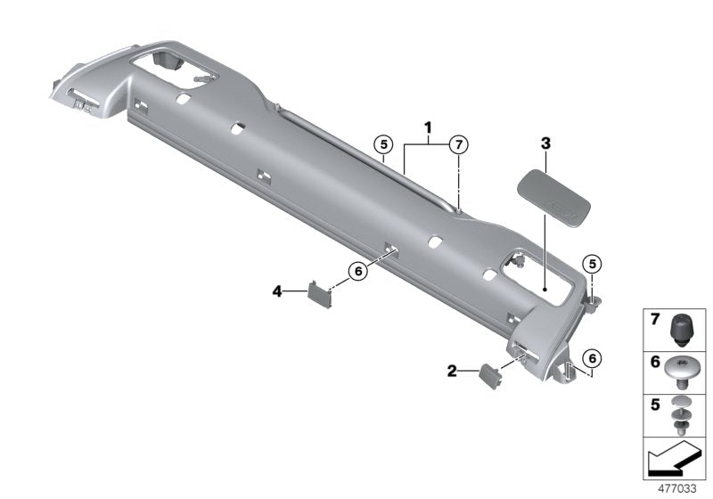 Genuine BMW 54627325016 F83 Covering Right SATTELBRAUN (Inc. M4, 428iX & 435i) | ML Performance US US Car Parts
