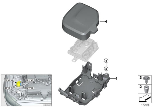 Genuine BMW 12528616569 F21 F20 Cover (Inc. 320i ed, 116i & 120i) | ML Performance US US Car Parts