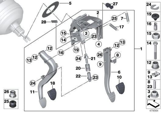 Genuine BMW 35316797341 F21 Retainer For Spring, Outer (Inc. Cooper SD, 218d & 420iX) | ML Performance US US Car Parts