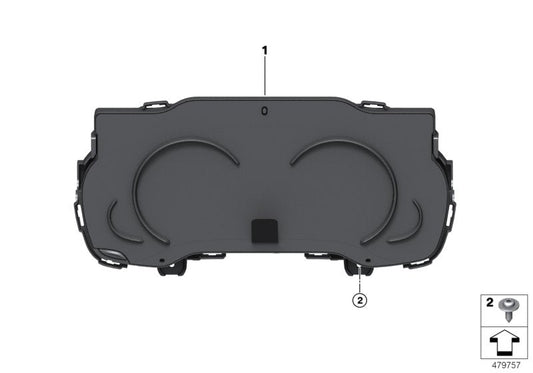 Genuine BMW 62108718628 Instrument Cluster (Inc. 328iX, 330dX & 418i) | ML Performance US US Car Parts