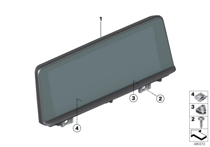 Genuine BMW 65506837127 F22 F83 Central Information Display 6,5" (Inc. 318i, 320iX & M2 Competition) | ML Performance US US Car Parts