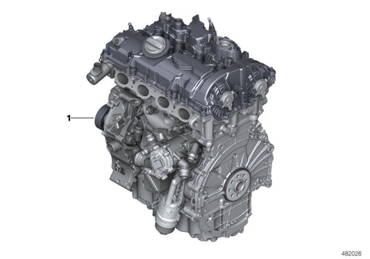Genuine BMW 11002463330 G30 G20 G02 Exch. Short Engine B46B20B (Inc. 530iX, 330iX & X4 20iX) | ML Performance US US Car Parts