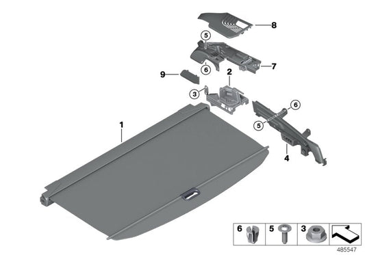 Genuine BMW 51477396581 Support Left (Inc. X3) | ML Performance US US Car Parts
