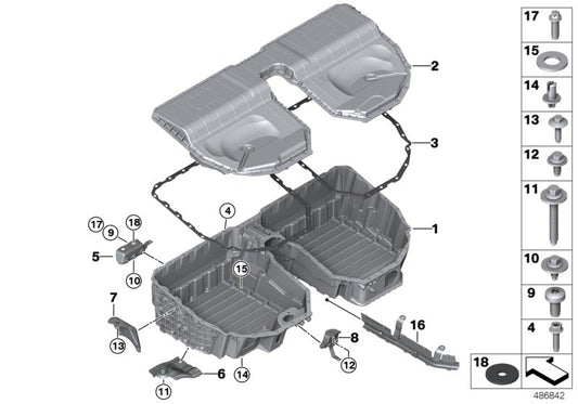 Genuine BMW 61258624563 G30 Right Bracket (Inc. 530e & 530eX) | ML Performance US US Car Parts