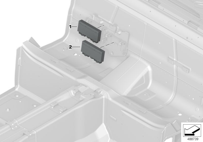 Genuine BMW 61359481411 I15 Convertible Top Module SLAVE (Inc. i8) | ML Performance US US Car Parts