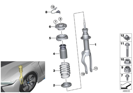 Genuine BMW 31316886165 I12 I15 Guide Support (Inc. i8) | ML Performance US US Car Parts