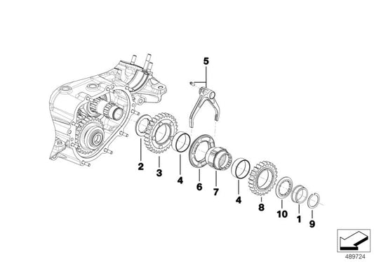 Genuine BMW 23008419502 Gear Set OUTPUT 21/24 (Inc. M6 GT3) | ML Performance US US Car Parts