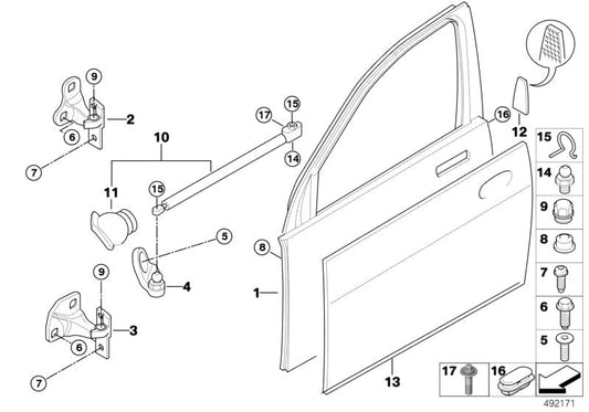 Genuine BMW 63316910760 E70 E67 Reflector (Inc. X5) | ML Performance US US Car Parts