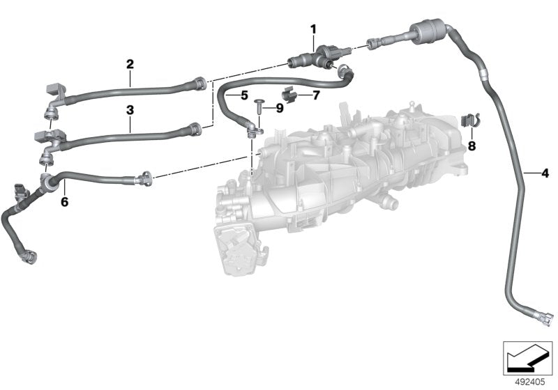 Genuine BMW 13908685649 G29 Suction Jet Pump With Line (Inc. Z4 20i & Z4 30i) | ML Performance US US Car Parts