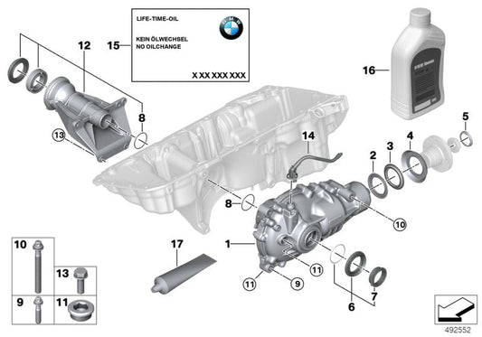 Genuine BMW 33107936361 G07 G05 G06 Vent Pipe (Inc. X5 30dX & X6) | ML Performance US US Car Parts